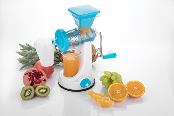 FRUIT JUICER WITH WASTE CUP SS STRAINER